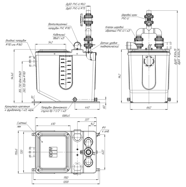 чертеж Mulipro G