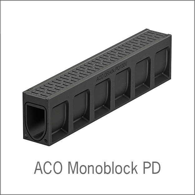 Монолитные каналы из полимербетона ACO Monoblock